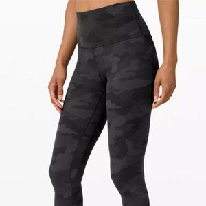 lululemon Align Legging in Black Camo - Size 0 (XS)
